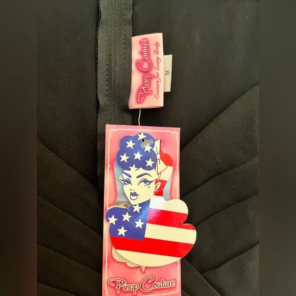 PinUp Couture Black Wiggle Dress | Size Medium - Picture 6 of 6